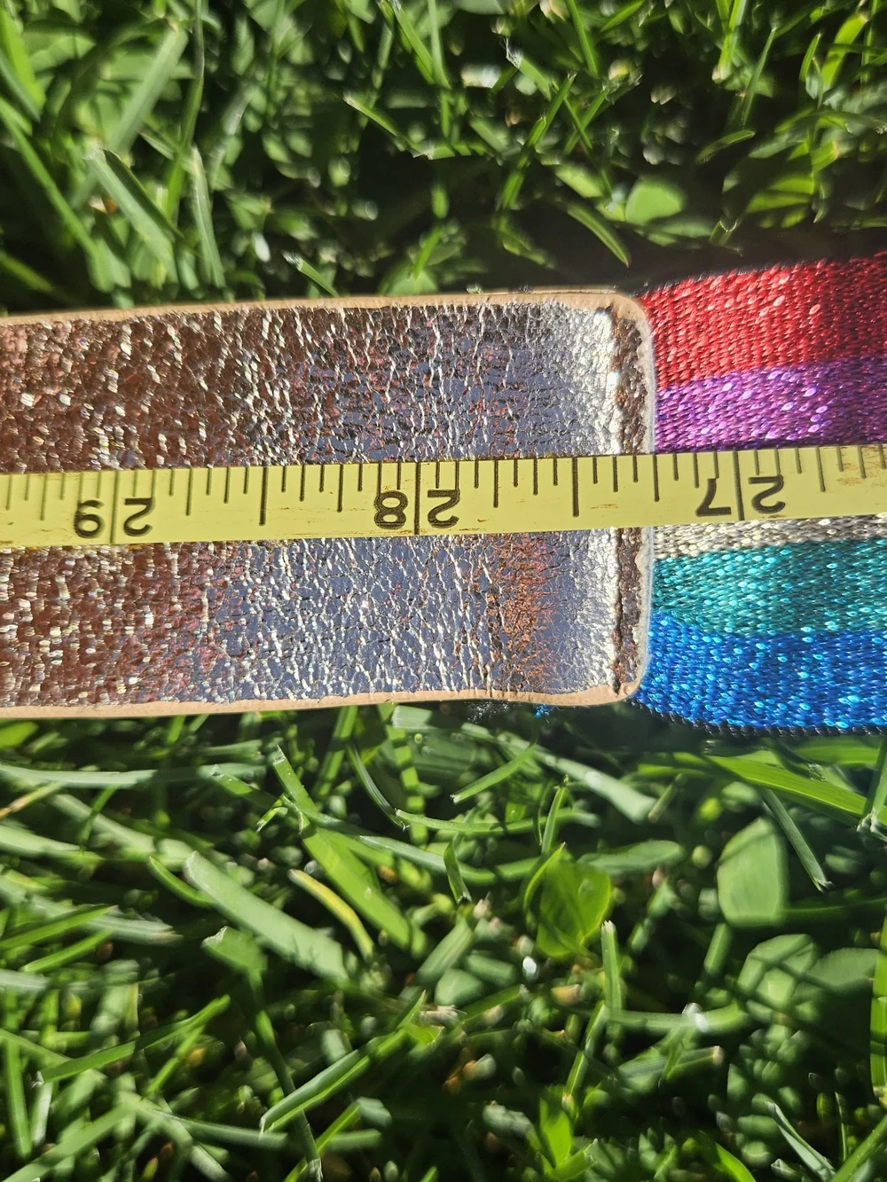 Rainbow Glitter Belt – Adjustable